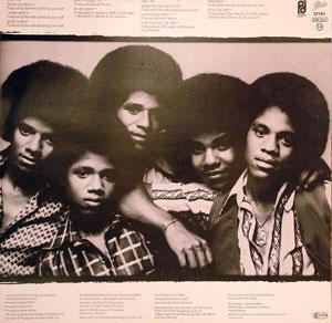 Back Cover Album The Jacksons - The Jacksons