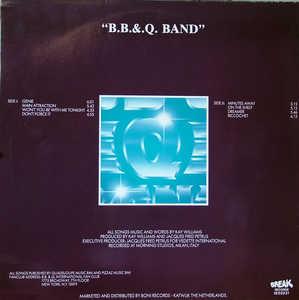 Back Cover Album B B & Q Band - Genie