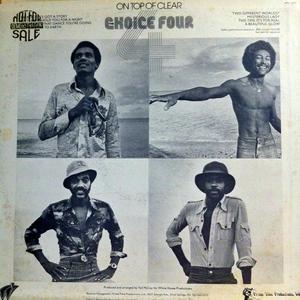 Back Cover Album The Choice Four - On Top Of Clear Back Cover Album The Choice Four - On Top Of Clear