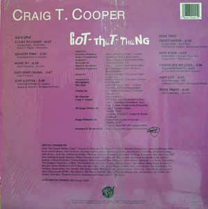 Back Cover Album Craig T. Cooper - Got That Thang