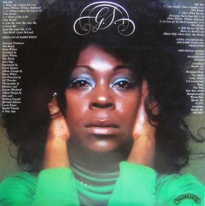 Back Cover Album Gloria Scott - What Am I Gonna Do Back Cover Album Gloria Scott - What Am I Gonna Do