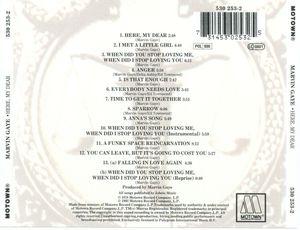 Back Cover Album Marvin Gaye - Here My Dear | motown records | 530 253 | NL Back Cover Album Marvin Gaye - Here My Dear | motown records | 530 253 | NL