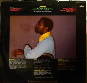 Back Cover Album Jimmy Smith - Sit On It!