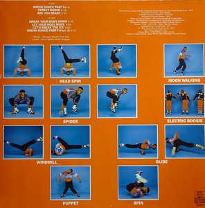 Back Cover Album Break Machine - Break Dance Party