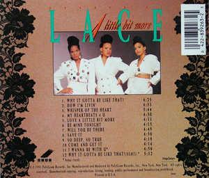 Back Cover Album Lace - A Little Bit More