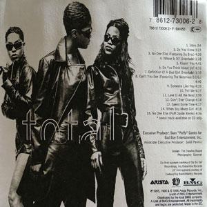 Back Cover Album Total - Total