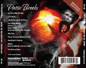 Back Cover Album Pattie Brooks - Love Shock | ftg usa records | FTG-188 | US Back Cover Album Pattie Brooks - Love Shock | ftg usa records | FTG-188 | US