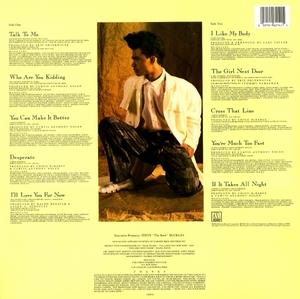 Back Cover Album Chico Debarge - Chico Debarge