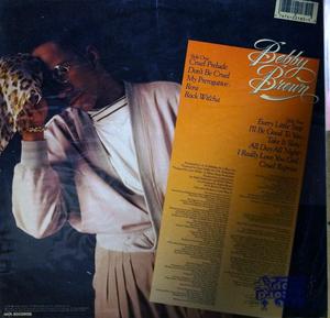 Back Cover Album Bobby Brown - Don't Be Cruel