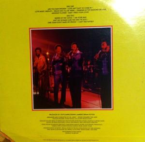 Back Cover Album The Four Tops - Live And In Concert