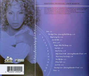 Back Cover Album Cherrelle - The Right Time