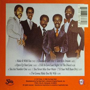Back Cover Album The Whispers - Open Up Your Love