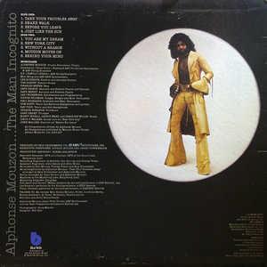 Back Cover Album Alphonse Mouzon - The Man Incognito