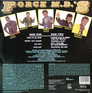 Back Cover Album Force M.d.'s - Chillin' Back Cover Album Force M.d.'s - Chillin'