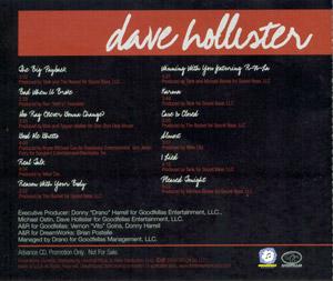 Back Cover Album Dave Hollister - Real Talk