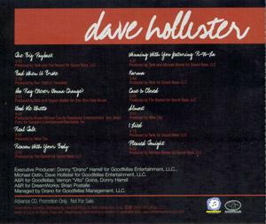 Back Cover Album Dave Hollister - Real Talk Back Cover Album Dave Hollister - Real Talk
