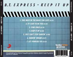 Back Cover Album B.t. Express - Keep It Up  | funkytowngrooves usa records | FTG-271 | US