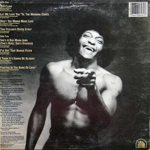 Back Cover Album Carl Carlton - Carl Carlton Back Cover Album Carl Carlton - Carl Carlton