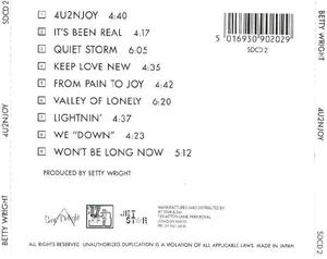 Back Cover Album Betty Wright - 4U2Njoy Back Cover Album Betty Wright - 4U2Njoy