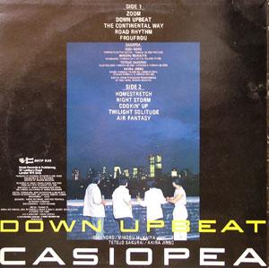 Back Cover Album Casiopea - Down Upbeat