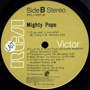 Back Cover Album Mighty Pope - The Mighty Pope