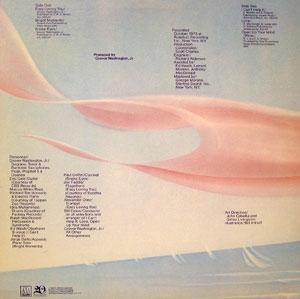 Back Cover Album Grover Washington Jr - Skylarkin'