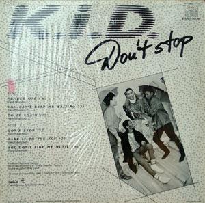 Back Cover Album K.i.d. - Don't Stop Back Cover Album K.i.d. - Don't Stop