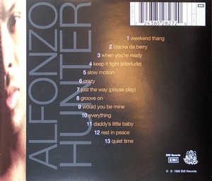 Back Cover Album Alfonzo Hunter - Blacka Da Berry