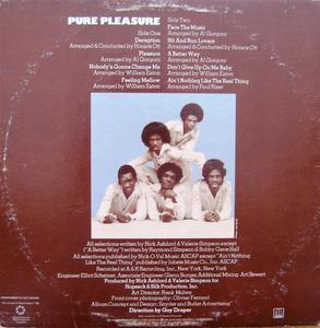Back Cover Album Dynamic Superiors - Pure Pleasure