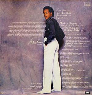 Back Cover Album Peabo Bryson - I Am Love