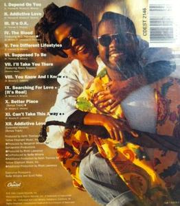 Back Cover Album Bebe And Cece Winans - Different Lifesyles  | capitol records | CDEST2146 | US