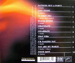 Back Cover Album Keith Gladney - KG