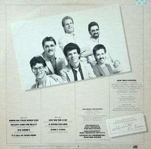 Back Cover Album New York Express - Hot On The Clue Back Cover Album New York Express - Hot On The Clue