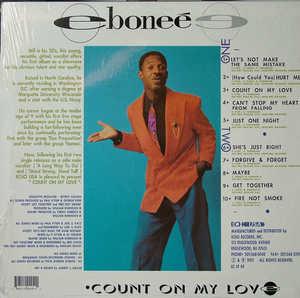 Back Cover Album Eboneé - Count On My Love
