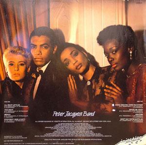 Back Cover Album Peter Jacques Band - Dancing In The Street Back Cover Album Peter Jacques Band - Dancing In The Street