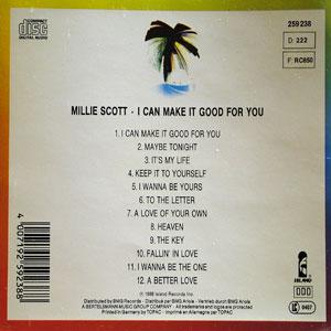 Back Cover Album Millie Scott - I Can Make It Good For You | island records | 259 238 | DE Back Cover Album Millie Scott - I Can Make It Good For You | island records | 259 238 | DE