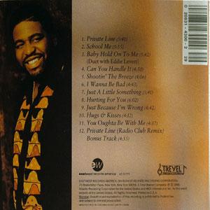 Back Cover Album Gerald Levert - Private Line