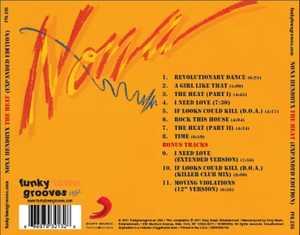 Back Cover Album Nona Hendryx - The Heat  | funkytowngrooves usa records | FTG-255 | US