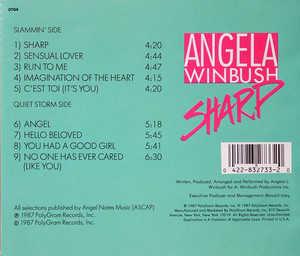 Back Cover Album Àngela Winbush - Sharp