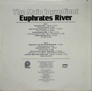 Back Cover Album The Main Ingredient - Euphrates River Back Cover Album The Main Ingredient - Euphrates River