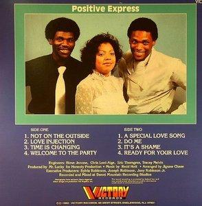 Back Cover Album Positive Express - Changin' Times Back Cover Album Positive Express - Changin' Times
