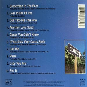 Back Cover Album One Way - Push Back Cover Album One Way - Push