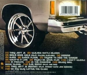 Back Cover Album Jagged Edge - Hard Back Cover Album Jagged Edge - Hard