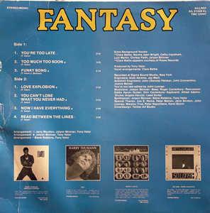 Back Cover Album Fantasy - Fantasy Back Cover Album Fantasy - Fantasy