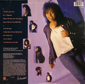 Back Cover Album Shanice Wilson - Discovery