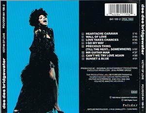 Back Cover Album Dee Dee Bridgewater - Victim Of Love Back Cover Album Dee Dee Bridgewater - Victim Of Love