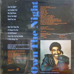 Back Cover Album George Mccrae - Own The Night