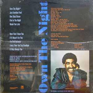 Back Cover Album George Mccrae - Own The Night Back Cover Album George Mccrae - Own The Night