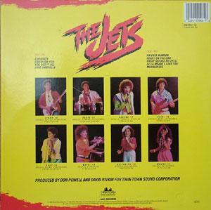Back Cover Album The Jets - The Jets Back Cover Album The Jets - The Jets