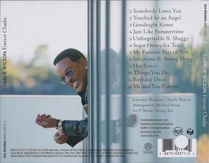 Back Cover Album Charlie Wilson - Forever Charlie Back Cover Album Charlie Wilson - Forever Charlie